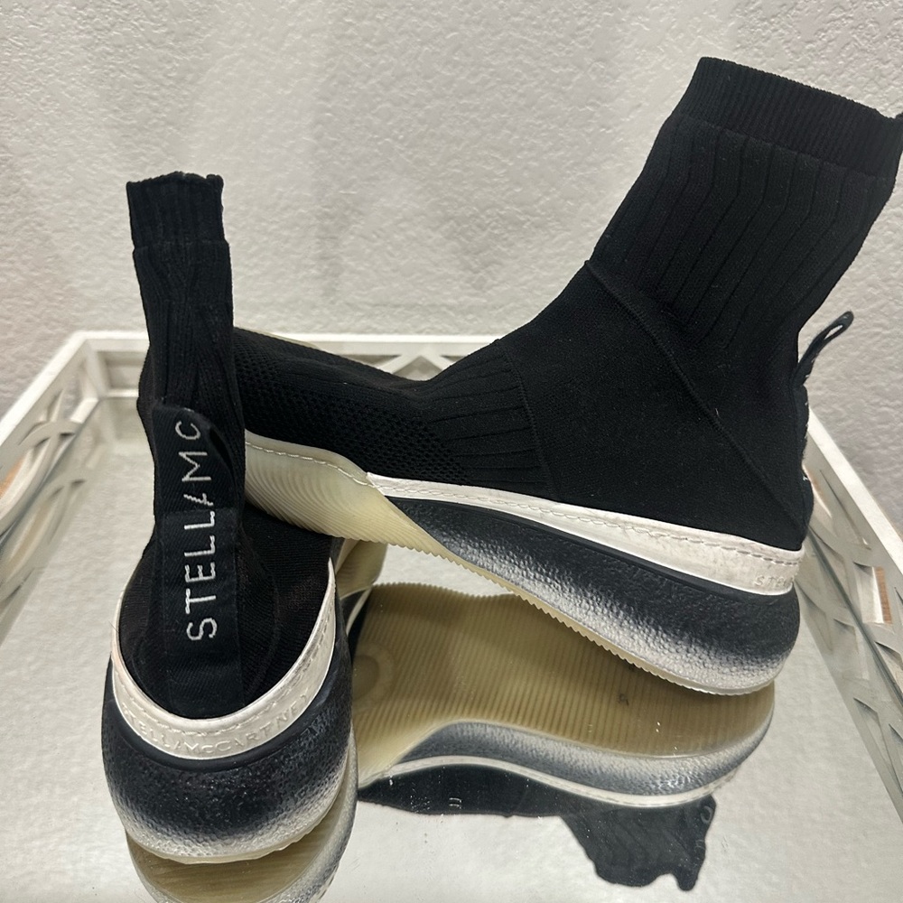 Stella McCartney Black High-Top Sneakers